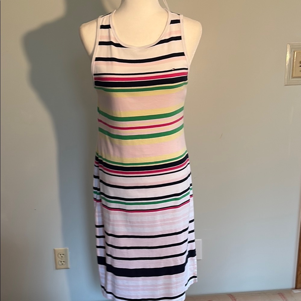 Tommy Hilfiger Multi Color striped Tank Dress